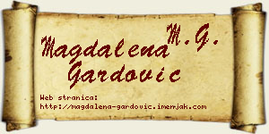 Magdalena Gardović vizit kartica